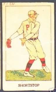 1919 Mayfair Novelty Strip Cards Shortstop